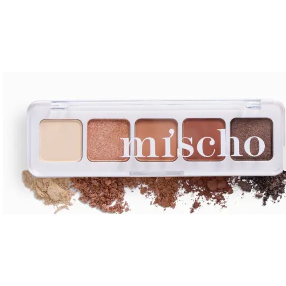 Mischo Beauty Mini Eyeshadow Palette 02 Warm Neutral Vegan Cruelty Free New